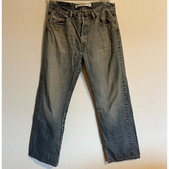 Diesel Industry Denim Division Men's Straight-Leg Jeans Size 34 Made In Italy - Picture 13 of 13
